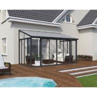 San Remo Pérgola Cerrada Aluminio 3 × 4,4 m Palram - Imagen 3