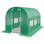Invernadero Túnel Verde PE 180g/m² TOOLPORT