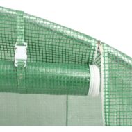 Invernadero Túnel Acero PE Verde vidaXL - Imagen 3