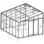 Invernadero Adosado Aluminio Cristal 11,85 m² Green Protect Luxe