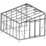 Invernadero Adosado Aluminio Cristal 11,85 m² Green Protect Luxe
