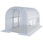 Invernadero Túnel Blanco PE 180g/m² TOOLPORT