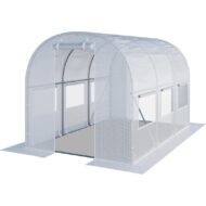 Invernadero Túnel Blanco PE 180g/m² TOOLPORT