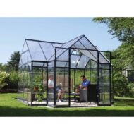 Invernadero Orangerie Palram Victory 11 m² Aluminio Policarbonato - Imagen 6