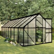Invernadero Greenhouse House 190 × 490 × 125/195 cm WooDlan - Imagen 6