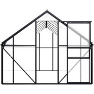 Invernadero Greenhouse House 190 × 490 × 125/195 cm WooDlan - Imagen 5