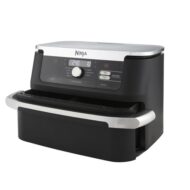 Ninja Freidora de Aire Independiente Doble 2470 W 10,4 L Negro y Acero Inoxidable AF500EU