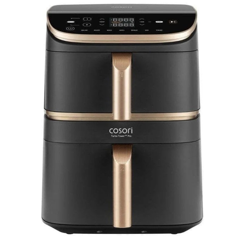 Cosori Freidora de aire Turbo Tower Pro Smart Chef Edition 10,8 l Negra