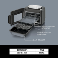 Ninja Freidora de Aire 12-en-1 1780W 12,5L Gris SFP700EU - Imagen 3