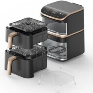Cosori Freidora de aire Turbo Tower Pro Smart Chef Edition 10,8 l Negra - Imagen 2
