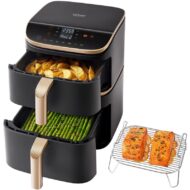 Cosori Freidora de aire Turbo Tower Pro Smart Chef Edition 10,8 l Negra - Imagen 3
