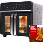 Emphsism Freidora de Aire Doble Zona 23L LED Táctil Horno 2600W XXL